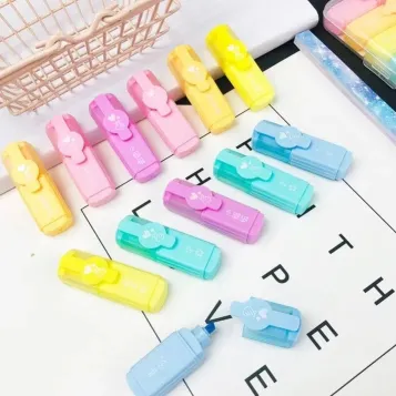 Highlighter Colored Marker Pens 6 Pieces